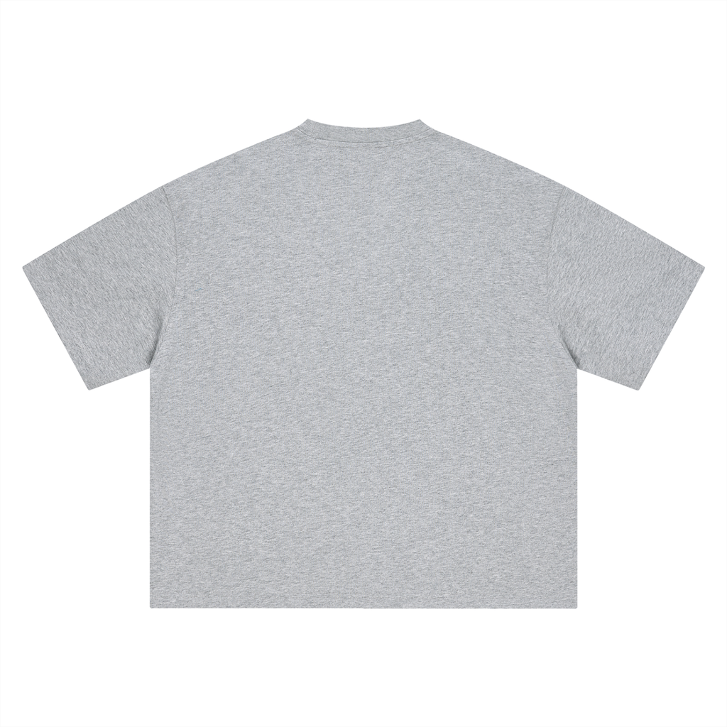 SOJO Grey Boxy Oversized T-Shirt
