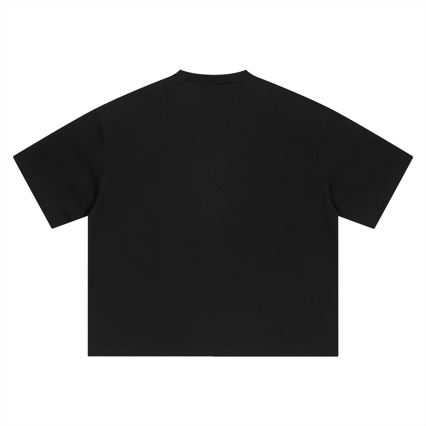 SOJO Black Boxy Oversized T-Shirt
