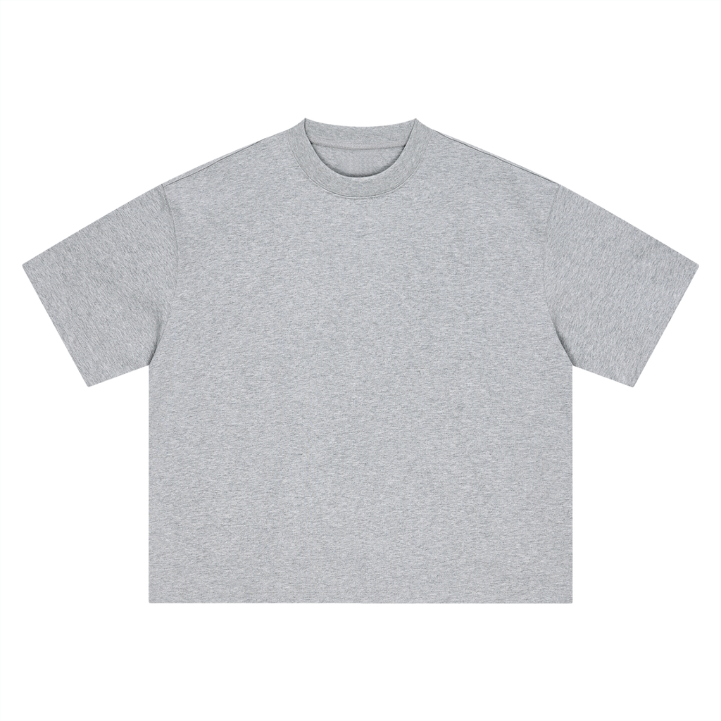 SOJO Grey Boxy Oversized T-Shirt