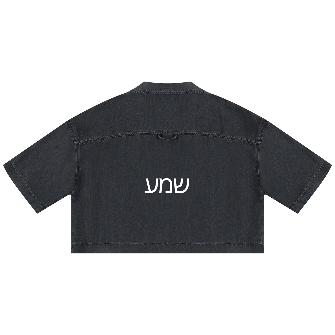 Women's Vintage Wash Boxy Cropped Shirt